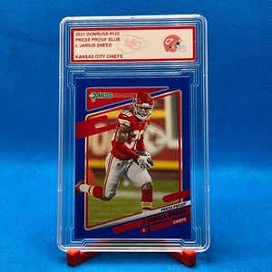L'Jarius Sneed 2021 Donruss Press Proof Blue #122 - Bild 1 von 2