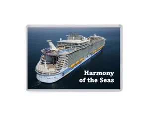 Harmony of the Seas - Kühlschrankmagnet - großer Magnet - Mitbringsel Geschenk - Bild 1 von 5