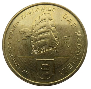 POLAND - GDYNIA 3 FREGATY 2009 SAILING SHIP DAR MŁODZIERZY - AU-UNC MARINE - Picture 1 of 2