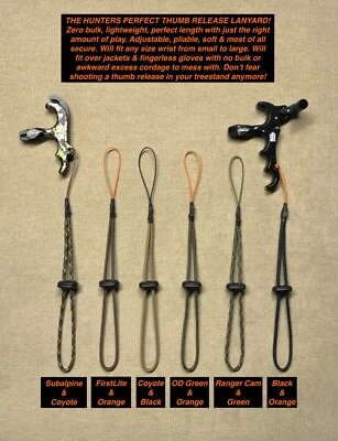 Archery Hunters Ultimate Thumb, Hinge Release Lanyard - Image 1 of 4