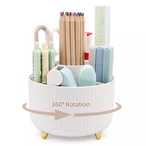 Makeup Brush Organizer5 Slots 360 Rotating Desk Pen Holdermakeup Brushing Holder - Picture 1 of 7