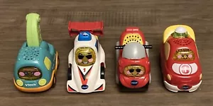 VTech Toot Toot Drivers Bundle - Motorised Race Car, Tow Truck & Motorbike x4 - Picture 1 of 22