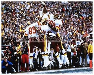 NFL Washington Redskins Receivers the Fun Bunch Game Action Color 8 X 10 Photo - Picture 1 of 1