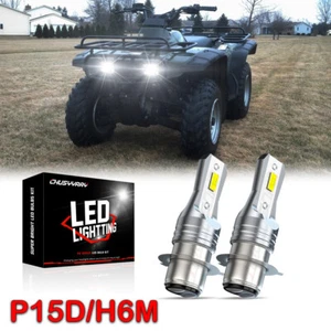Bombillas LED aptas para Honda Rincón 650 680 2003-2013 2014 2015 H6 P15D - Imagen 1 de 14