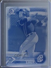 2016 Bowman Chrome Prospects Printing Plate Cyan 1/1 Fernando Perez #BCP128 05fy