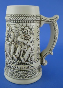 Beer Mug Stein Tankard Brewhouse Pub Scenes WV Oberwildenau Germany 1987 - Picture 1 of 3