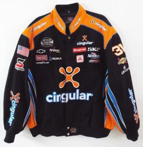JEFF BURTON #31 CINGULAR NEXTEL CUP SERIES NASCAR RACING JACKET JH DESIGNS - 2XL - Picture 1 of 10