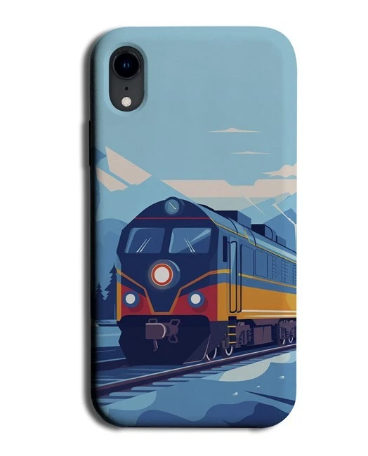 Cartoon Kids Train Phone Case Cover Trains Tracks Railway Novelty Childrens DG21 — 第 1/1 张图片