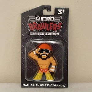 Macho Man Micro Brawler Randy Savage Clásico Naranja WWF Randy Savage WWE WCW PWT - Imagen 1 de 5
