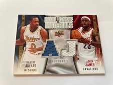 2009-10 Upper Deck - MINT DUAL RELIC Lebron James & Gilbert Arenas