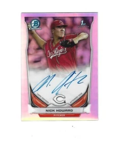 2014 Bowman Chrome Draft Draft Pick Autographs Refractors #BCANH Nick Howard au - Picture 1 of 1