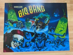 CAPCOM Big Bang Bar Pinball Machine TRANSLITE - Picture 1 of 8