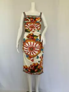 Vestido de vaina drapeada DOLCE GABBANA forrado de viscosa talla 36 - Imagen 1 de 16