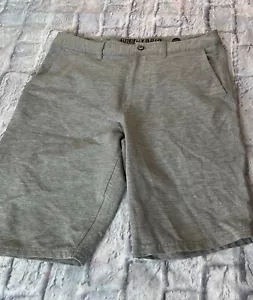 BKE Buckle Men 32 Hybrid Cargo Board Shorts Standard Fit 11” inseam stretch gray - Picture 1 of 9
