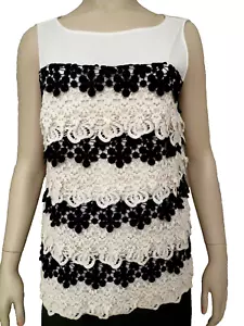 Blusa túnica camisa Ann Taylor concha en cascada talla 12 nueva con etiquetas - Imagen 1 de 12