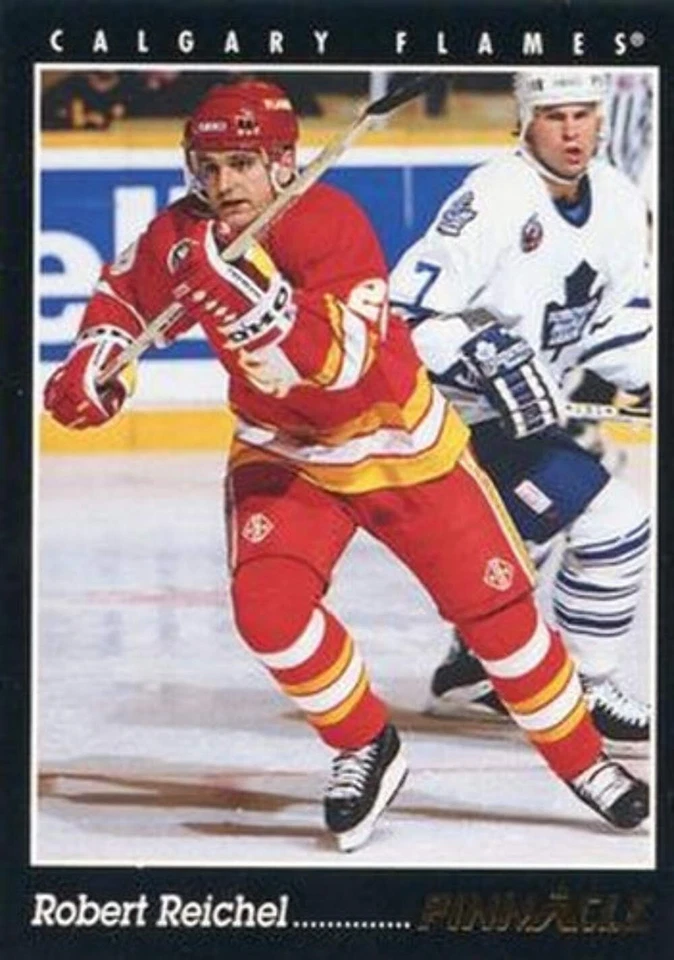 #35 Robert Reichel - Calgary Flames - 1993-94 Pinnacle Hockey - Image 1 of 1