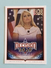 2/5 2020 Decision Wanda Vazquez Garced Election Day Nov , Silver Foil, Card #434