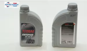 2 Differential Oil - SAE 75W-90 Synthetic (1 Liter) for BMW 1967+ Fuchs Titan - Picture 1 of 7