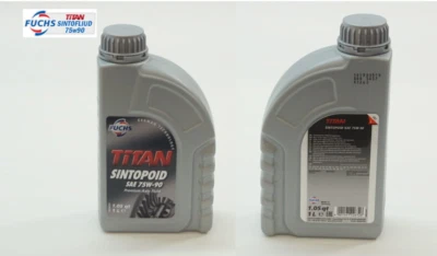 2 Differential Oil - SAE 75W-90 Synthetic (1 Liter) for BMW 1967+ Fuchs Titan - Image 1 of 4