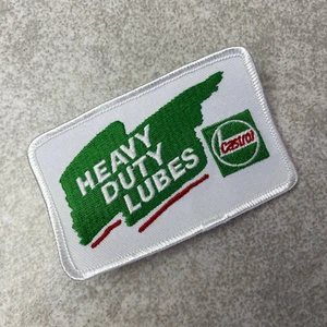 Vintage Castrol Heavy Duty Lubes Patch Embroidered Race Hat Jacket Shirt NOS NEW - Bild 1 von 7