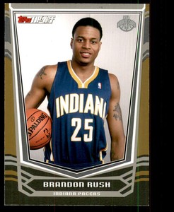 2008-09 Topps Tip-Off Gold #123 Brandon Rush /99 - NM-MT