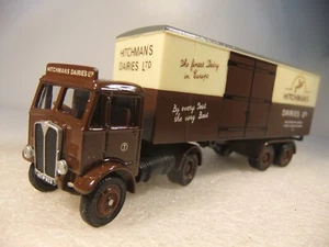 1:76 oo gauge EFE 19503 AEC Artic Box Van - Hitchmans Dairies - VGC Boxed - Picture 1 of 6