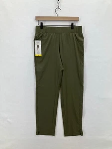 Eddie Bauer Departure Ankle Pants Women's Small Green Stretch Lightweight Hiking - Picture 1 of 15