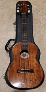 Kamaka 6-String Curly Koa Ukulele Baritone With Hard Case - Picture 1 of 4