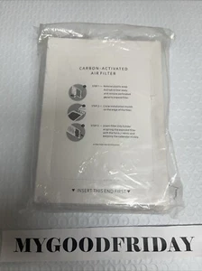 4-pack Carbon Activated Refrigerator Air Filter Replacement Pleated Premium NEW - Picture 1 of 6