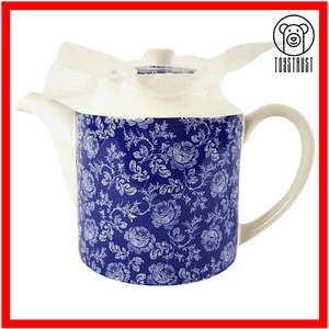 Hallmark Enesco Large Floral Teapot Parisienne Blue A28366 Collectable Boxed New - Picture 1 of 13