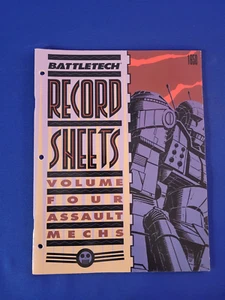 Hojas de registro volumen cuatro mecanismos de asalto - Battletech 1650 - Imagen 1 de 2