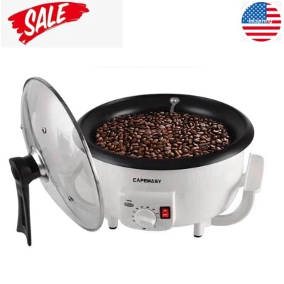 Máquina para hacer granos de café tostadora eléctrica con temporización para oficina en casa Foto 1 de 4