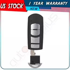 Remote Car Key Fob for Mazda CX-9 CX-5 2016 2017 2018 2019 4 Buttons - Picture 1 of 11