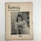 1952 Playbill Fulton Theatre Audrey Hepburn dans Gigi Une comédie par Anita Loos