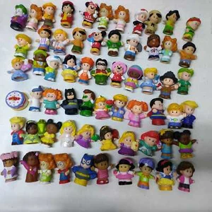 Random Lot 10pcs Fisher Price LITTLE PEOPLE Friendship 2" Figures Cute Toy Dolls - Picture 1 of 8