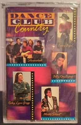 Dance Country Club (Cassette, 1995, K-Tel Distribution) Sealed* Billy Ray Cyrus - Image 1 of 4