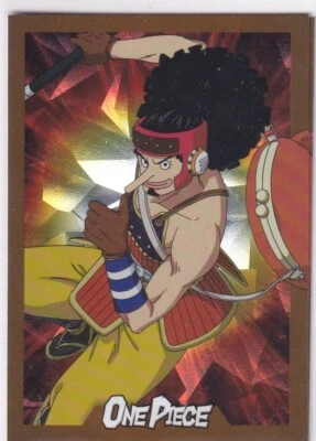 Tarjeta Panini One Piece 25th Anniversary Nº 17 Lysop Rainbow Parallel