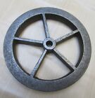 CAST IRON VINTAGE OLD INDUSTRIAL RETRO RUSTIC FURNITURE TROLLEY TABLE WHEELS 