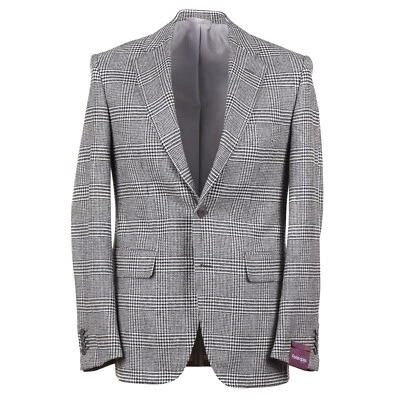 Sartoria Partenopea Glen Check Wool and Cashmere Sport Coat 38R (Eu 48) NWT - Image 1 of 4