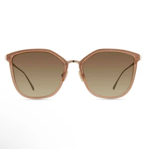DEREK LAM Designer Brown Nicole Geometric Frame Sunglasses. EUC! - Picture 1 of 9