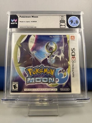 Pokemon Moon Nintendo 3DS 2DS Sealed New WATA 9.8 A++ Graded - Image 1 of 4