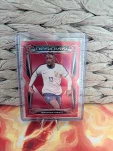 2024-25 Panini Obsidian Ibrahima Konate Red Flood 1/10 France - Bild 1 von 2