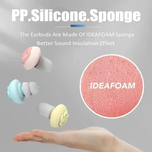 Soft Silicone Noise Reduction Earplugs Hear Protection Earplugs DJ Bar - Picture 1 of 15