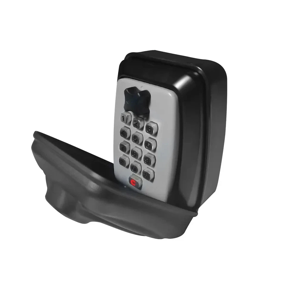SISAV Push Button Lock Box,Outdoor Wall Mounted Key Storage Box - Image 1 of 4