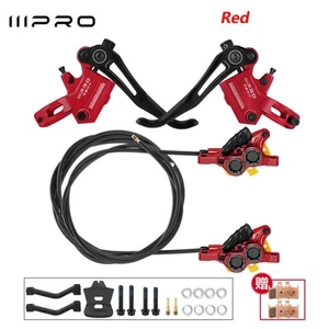IIIPRO R2X4 MTB Bike 4-Pistons Hydraulic Disc Brake Set Front/Rear 880/1700mm - Picture 1 of 18