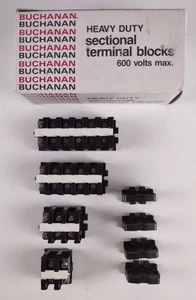 16 Stück Buchanan 222 Schwerlast Reihenklemmen + 4 Endabschnitte - OPEN BOX - Bild 1 von 24