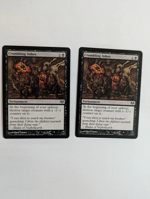 2 Crumbling Ashes Eventide MTG NM Free shipping with tracking - Image 1 of 2