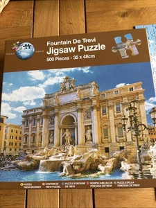 Trevi Fountain Architecture 500 Piece Jigsaw 35 cm x 48 cm - Picture 1 of 2