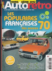 AUTO RETRO HS N°06  LES POPULAIRES FRANCAISES  - ANNEES 70 - Imagen 1 de 4