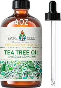 EVOKE OCCU 100% Puro Olio di Tea Tree, per Pelle, Viso, Unghie dei Piedi, Aggiungi al Lavaggio Corpo, S - Foto 1 di 12